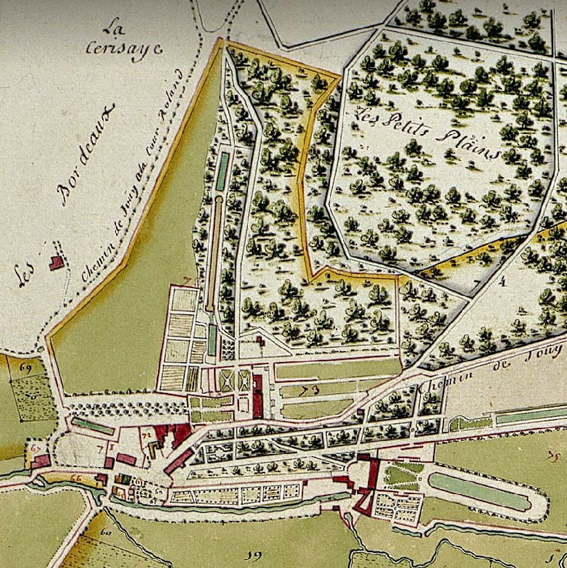 Carte du château - chateau Hotel Yvelines