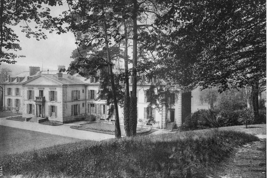 Vue de la façade - chateau Hotel Yvelines