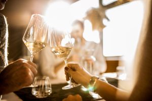 two people toasting an event - luxury hotel near versailles