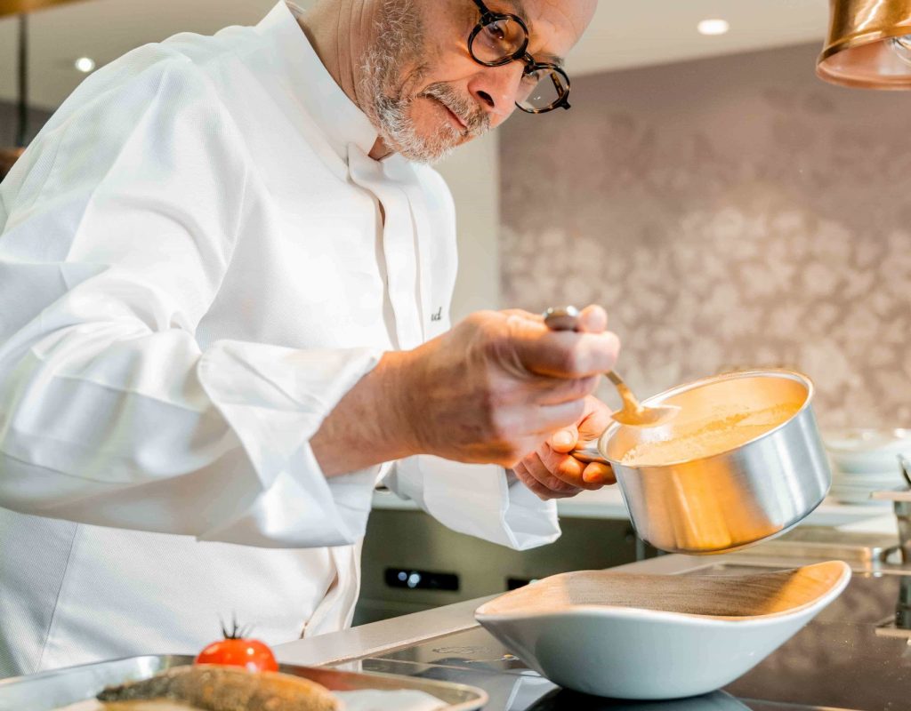 Head Chef at the Dolce Versailles Hotel restaurant